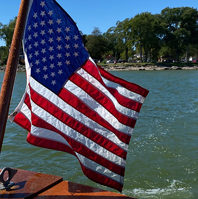 Flag on Water